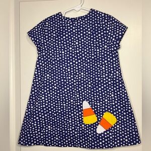 Beth Terrell by Johnston blue polkadot Halloween dress kids size 4